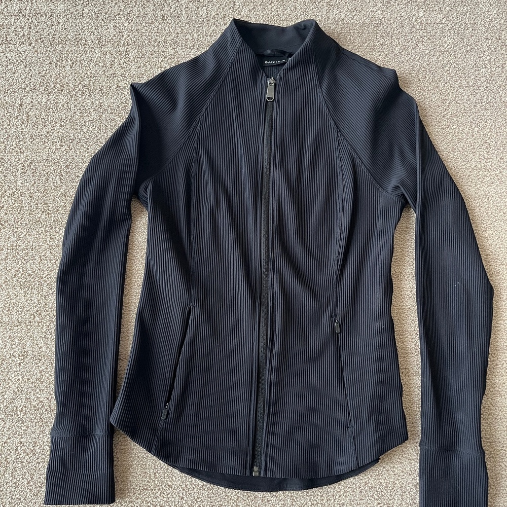 Athlete black Salutation jacket. Like new condition, S